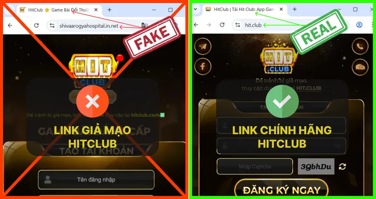 Mẹo Hay Cách Phân Biệt Website HitClub Thật Và Giả Chỉ Trong 5 Phút 2 Trang chủ Hit.Club thật cập nhật đầy đủ thông tin khuyến mãi và hỗ trợ, trong khi trang giả Hit.Club thiếu hoặc sao chép sơ sài